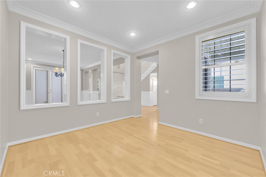 View of the office/library located directly off the main entryway. - 1881 S Hogan Court, La Habra CA 90631 - photo 4