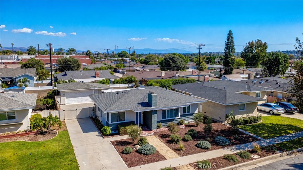 Ariel View Driveway View - 220 Stanford Street, La Habra CA 90631 - photo 28