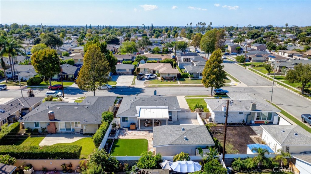 Rear of Home Ariel View - 220 Stanford Street, La Habra CA 90631 - photo 36