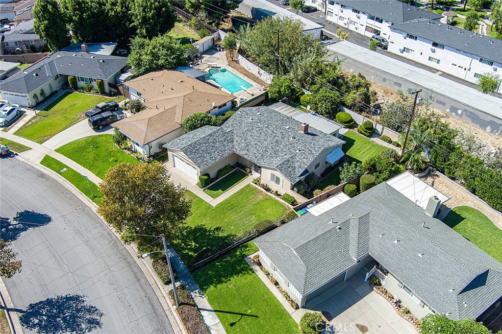 House with small flood channel behind the property - 2471 Oakland Drive, La Habra CA 90631 - photo 47