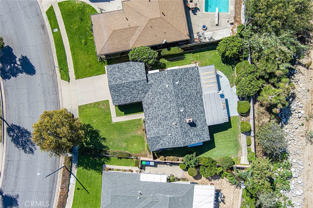 House with small flood channel behind the property - 2471 Oakland Drive, La Habra CA 90631 - photo 48