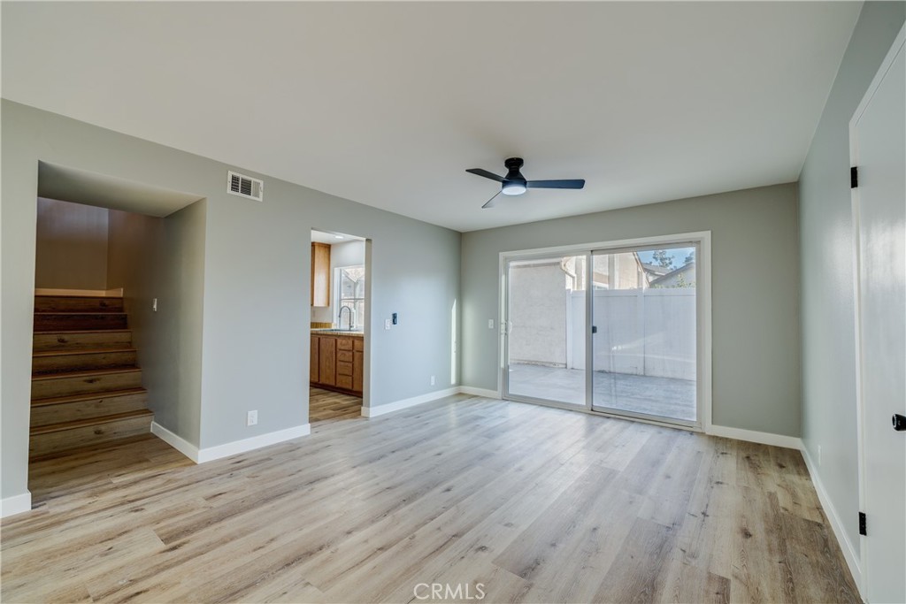 Dining area with sliding door to private patio - 750 Hartford Lane, La Habra CA 90631 - photo 10