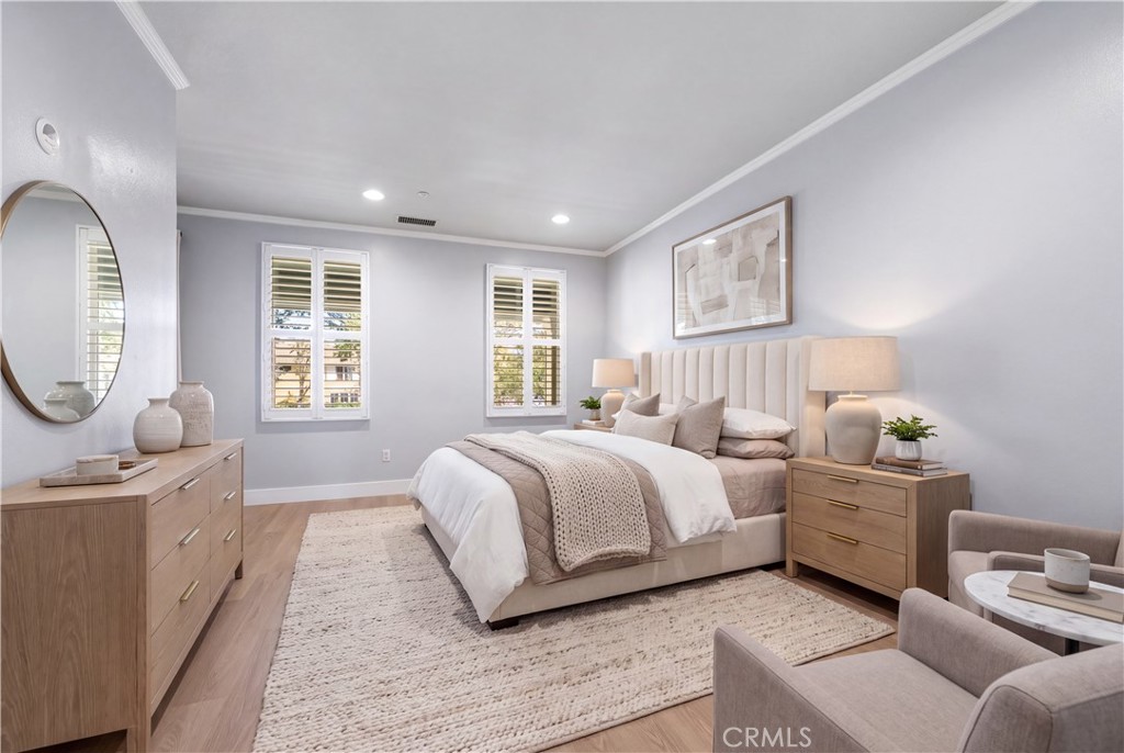 Primary suite ~ virtually staged - 123 Sklar 37, Ladera Ranch CA 92694 - photo 14