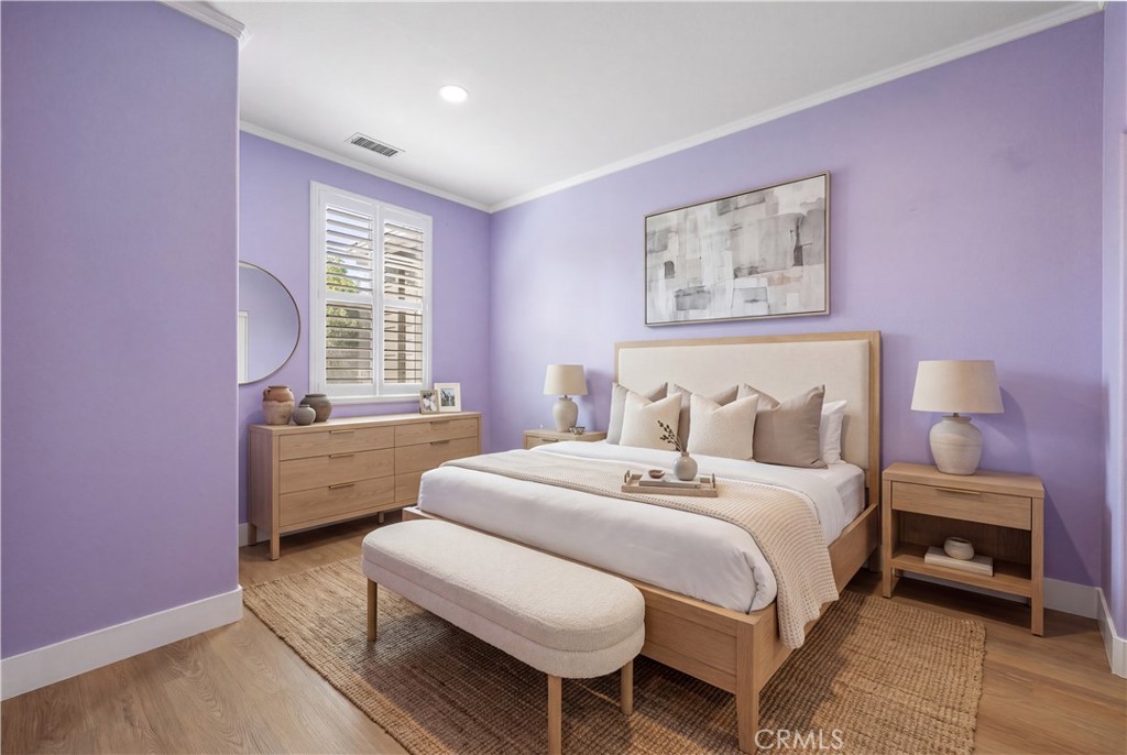 Secondary bedroom ~ virtually staged - 123 Sklar 37, Ladera Ranch CA 92694 - photo 24