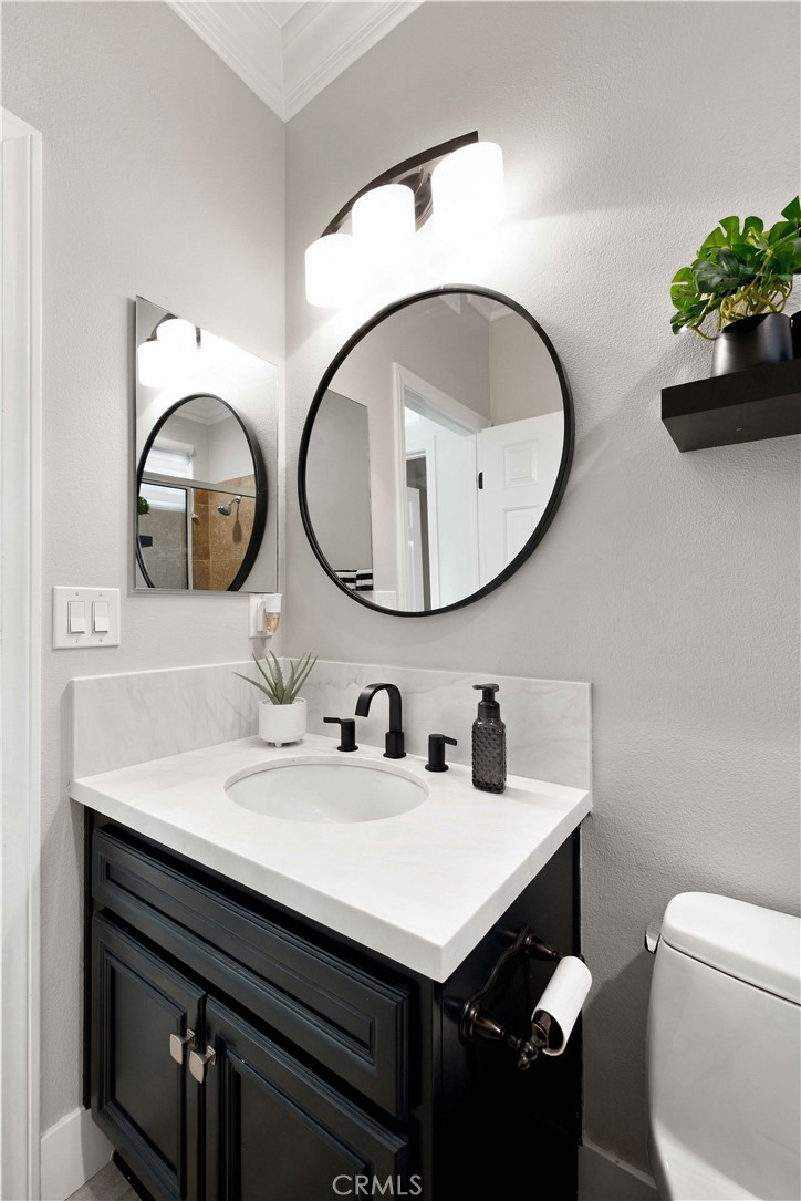 Lower level bath with shower - 17 Sutherland Drive, Ladera Ranch CA 92694 - photo 18