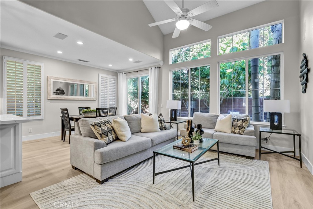 2 Story ceiling in living room. - 2 St. Giles, Ladera Ranch CA 92694 - photo 9