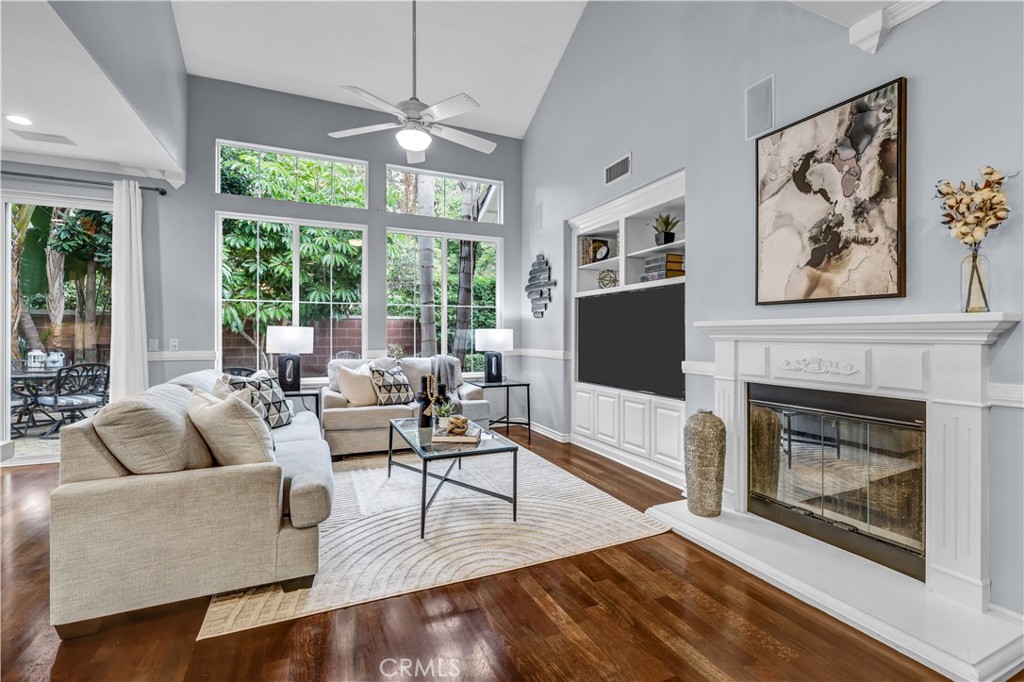 Per MLS rules, fireplace flame in other photos is added with ai; must show fireplace not lit. These are the old floors t - 2 St. Giles, Ladera Ranch CA 92694 - photo 38