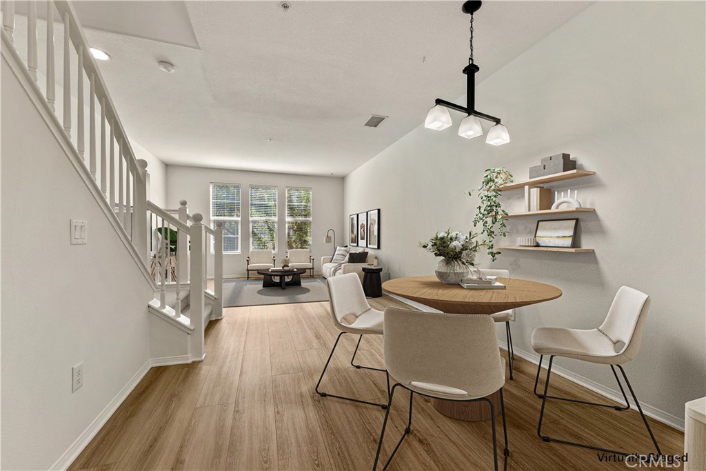 Spacious dining area - digitally enhanced with virtual staging - 30 Marcilla, Ladera Ranch CA 92694 - photo 7