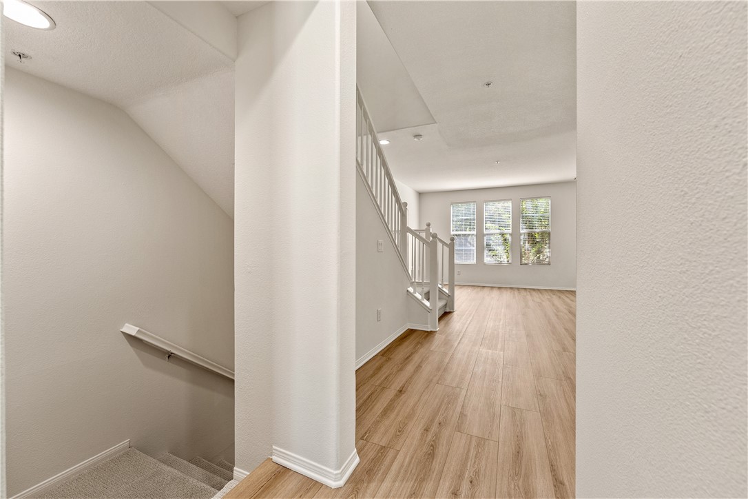 View toward entry staircase and great room. Unaltered - 30 Marcilla, Ladera Ranch CA 92694 - photo 16