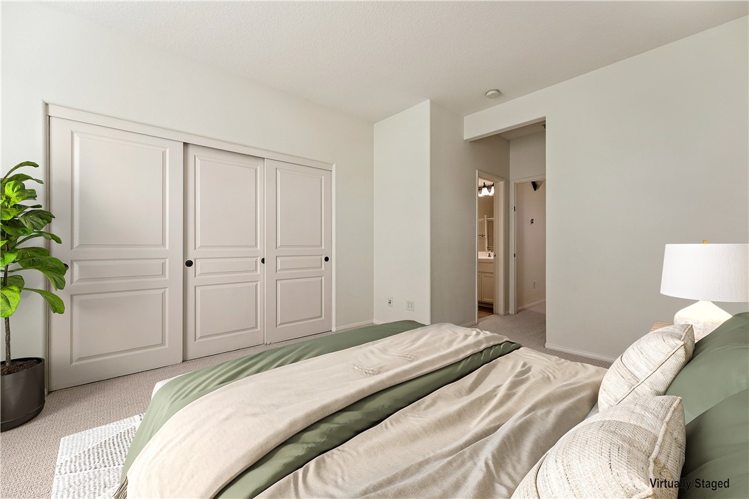 Primary (master) bedroom suite -digitally enhanced with virtual staging - 30 Marcilla, Ladera Ranch CA 92694 - photo 19