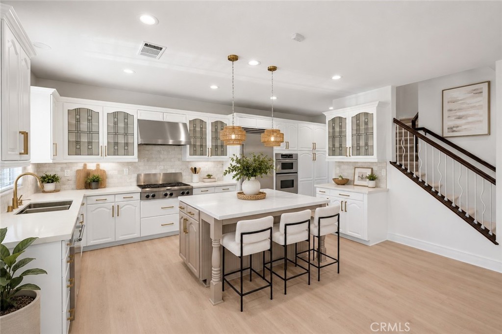 Family Room Kitchen Virtual stage - 32 Baudin, Ladera Ranch CA 92694 - photo 4