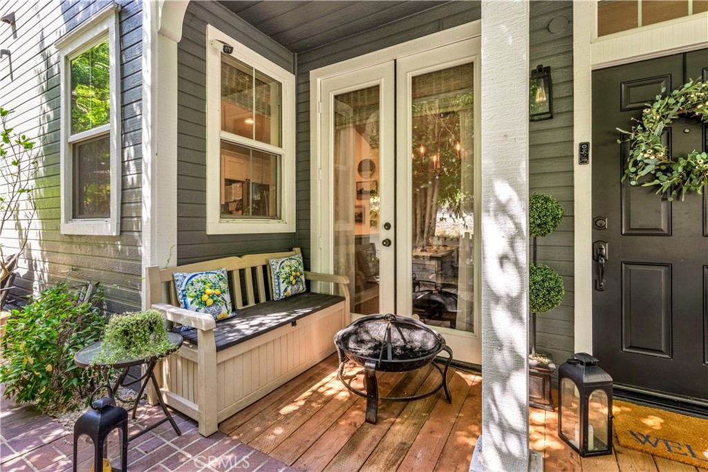 Newer wood pathway brings you to the covered entryway - 5 Surrey Farm, Ladera Ranch CA 92694 - photo 12