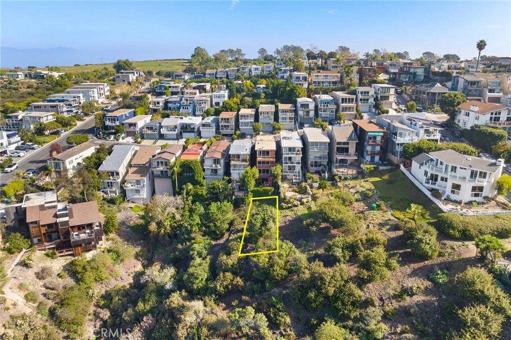 Aerial View of the Lot to the Adjacent Home - 1040 Acapulco, Laguna Beach CA 92651 - photo 1