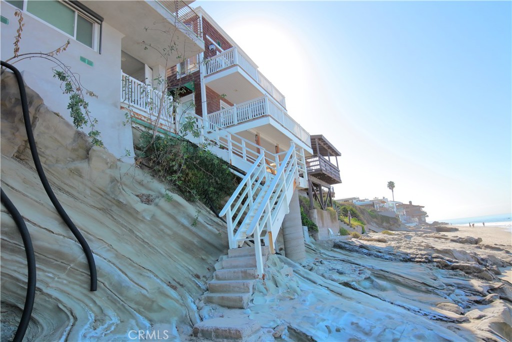 Stairs to climbdown to the beach - 1061 Gaviota, Laguna Beach CA 92651 - photo 28