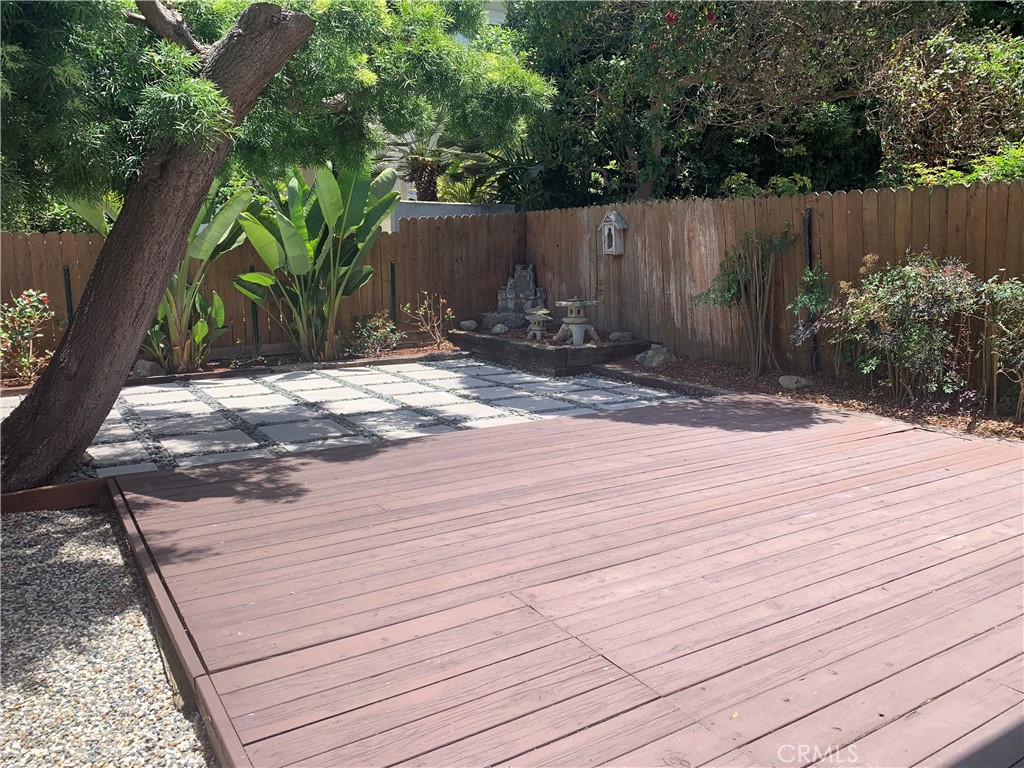 Clean backyard and deck and tree has been removed since this photo was taken - 1064 Santa Ana, Laguna Beach CA 92651 - photo 6