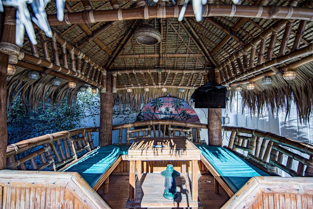 Tiki Hut with Seating, Table, and Mounted TV - 1086 Glenneyre Street, Laguna Beach CA 92651 - photo 40