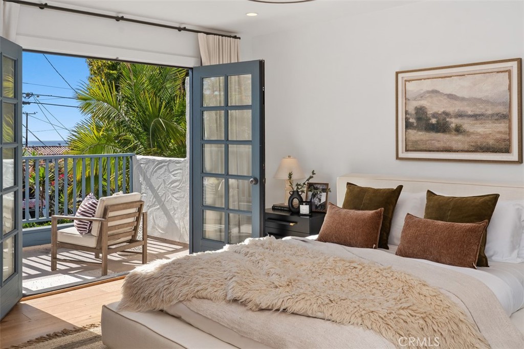 French doors leading to ocean view balcony - 1136 Catalina, Laguna Beach CA 92651 - photo 17
