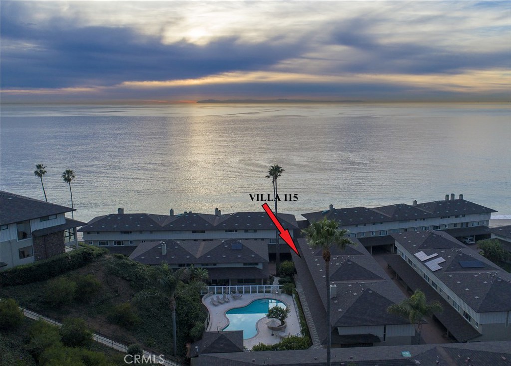 AERIAL VIEW SHOWING LOCATION OF VILLA 115 - 115 Blue Lagoon, Laguna Beach CA 92651 - photo 1