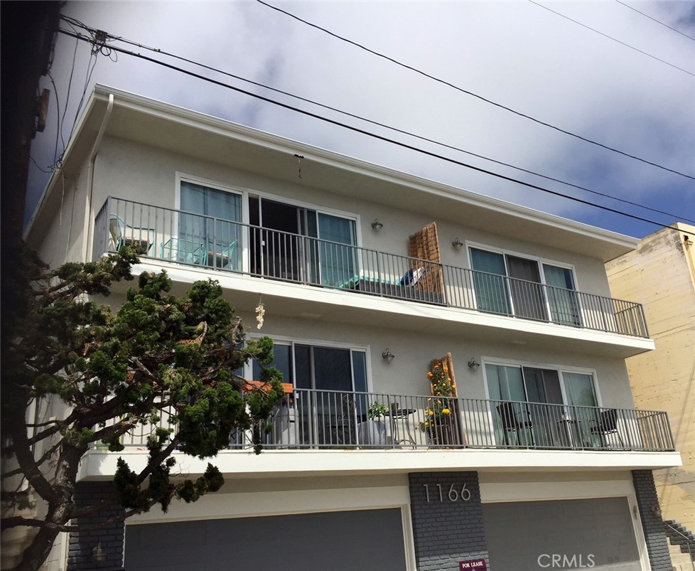 Front of Property with 4 units and garages below - 1166 Gaviota Drive D, Laguna Beach CA 92651 - photo 7