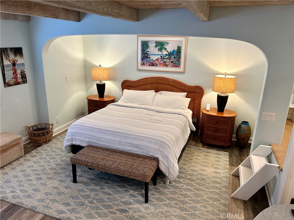 Master Bedroom - 1249 Ocean Front C, Laguna Beach CA 92651 - photo 7