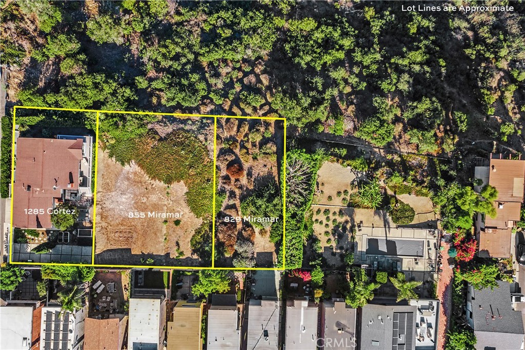The lot lines need to be independently verified. - 1285 Cortez Avenue, Laguna Beach CA 92651 - photo 6