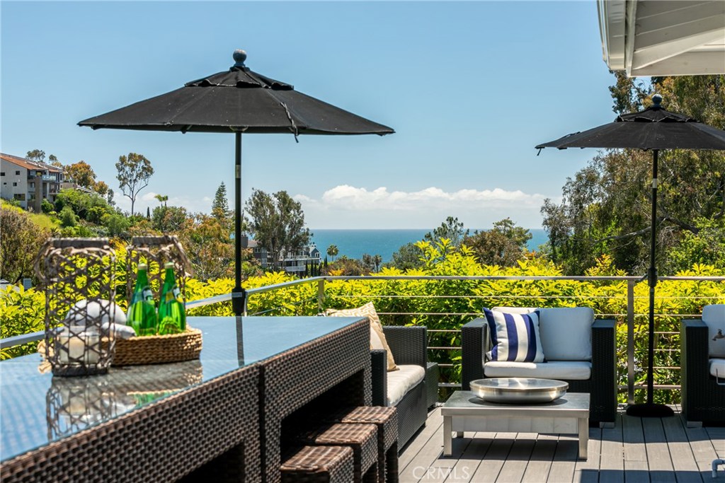 Expansive wrap-around deck with canyon and ocean views. - 1295 Dunning Drive, Laguna Beach CA 92651 - photo 1