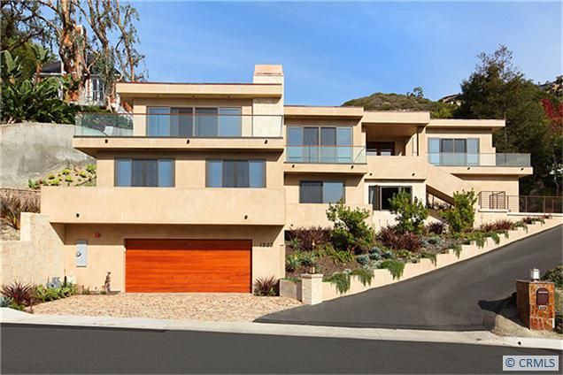 Front elevation of home - 1323 MORNINGSIDE, Laguna Beach CA 92651 - photo 1