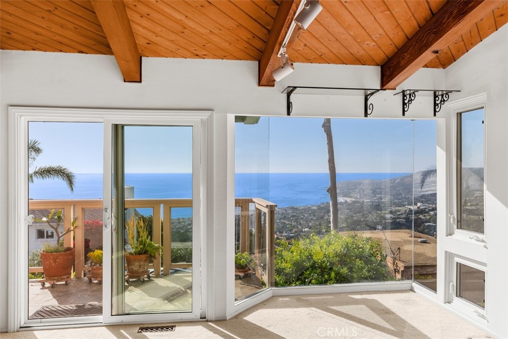 Ocean & Village views from the living room - 1325 La Mirada Street, Laguna Beach CA 92651 - photo 12