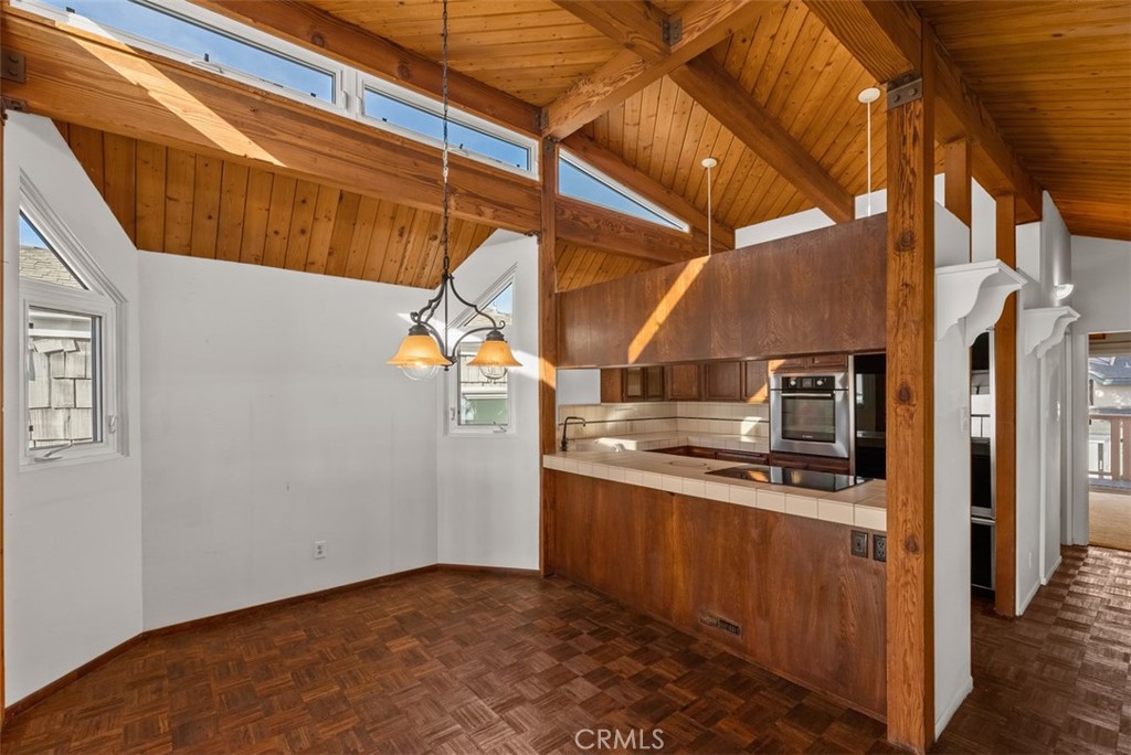 Dining room with transit windows - 1325 La Mirada Street, Laguna Beach CA 92651 - photo 15