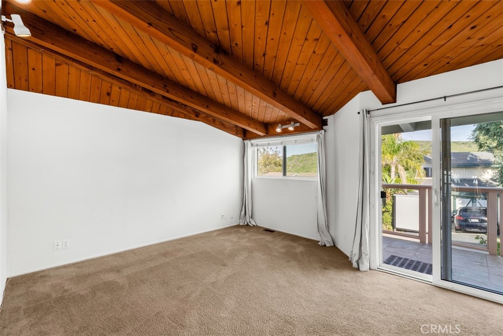 Main level bedroom with balcony - 1325 La Mirada Street, Laguna Beach CA 92651 - photo 27
