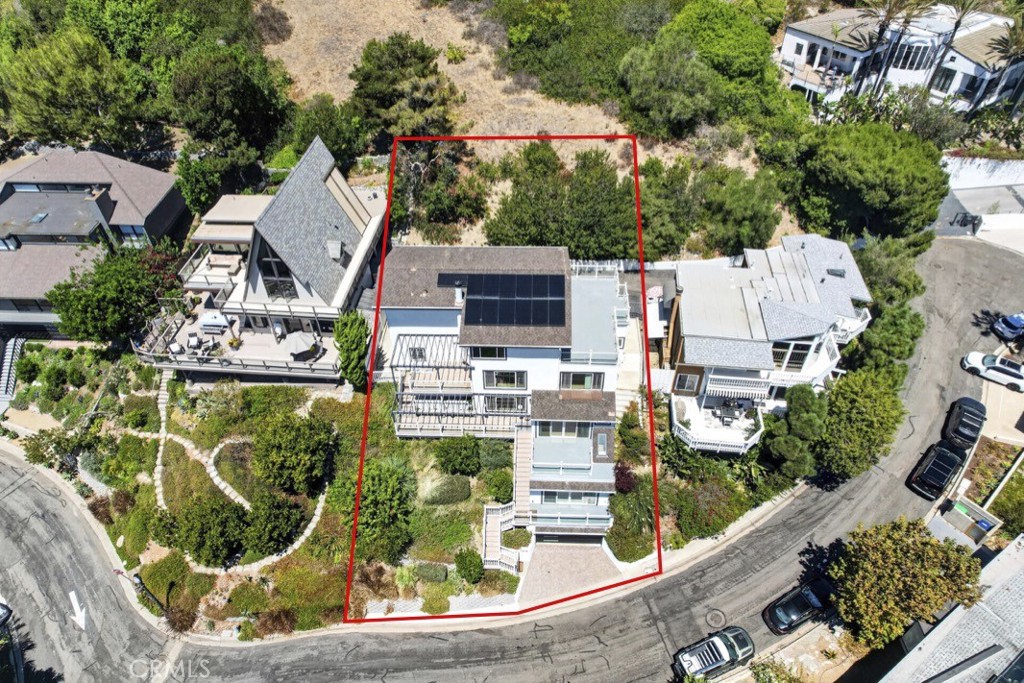 Lot lines not to scale - 1414 Mar Vista Way, Laguna Beach CA 92651 - photo 3