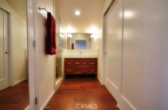 Large built in closet with shelving and dresser - 1486 Morningside Circle STUDIO, Laguna Beach CA 92651 - photo 9