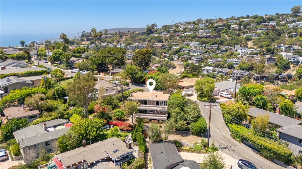 corner lot, back of the house faces south west - 1494 Bluebird Canyon Drive, Laguna Beach CA 92651 - photo 43