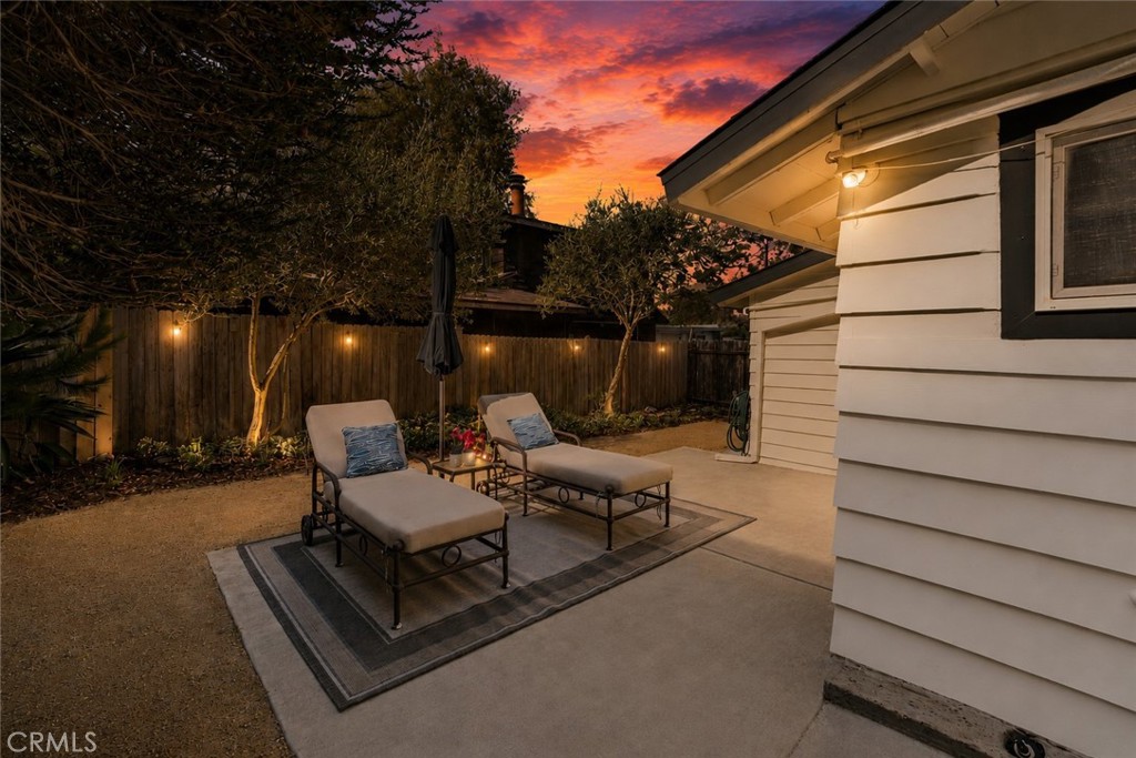 backyard evening digitally enhanced - 1535 Arroyo Dr, Laguna Beach CA 92651 - photo 23