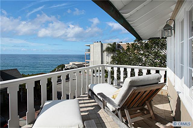 Ocean and Catalina Island View from Master Bedroom Deck - 155 CLEO Street, Laguna Beach CA 92651 - photo 1