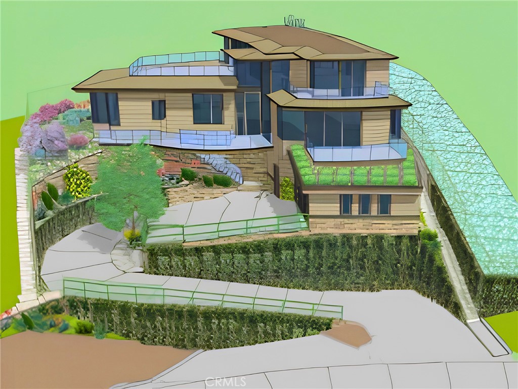 1560 BCD Rendering 1 - 1560 Bluebird Canyon Drive, Laguna Beach CA 92651 - photo 2