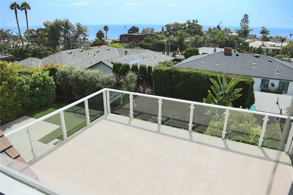 Spacious outdoor deck with ocean view. - 1611 Hillcrest Drive, Laguna Beach CA 92651 - photo 1