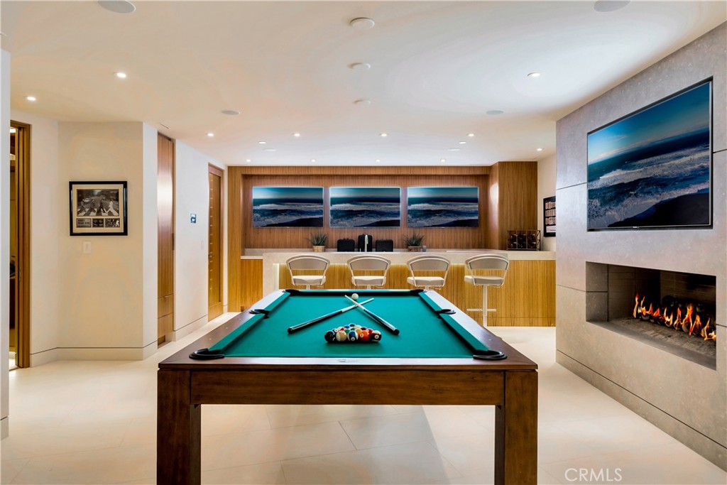 Subterranean entertainment level - 18 Lagunita Drive, Laguna Beach CA 92651 - photo 27