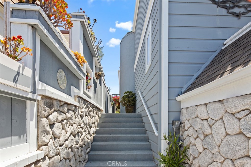 Walk up stairs to Entry - 181 SUNSET Terrace, Laguna Beach CA 92651 - photo 9