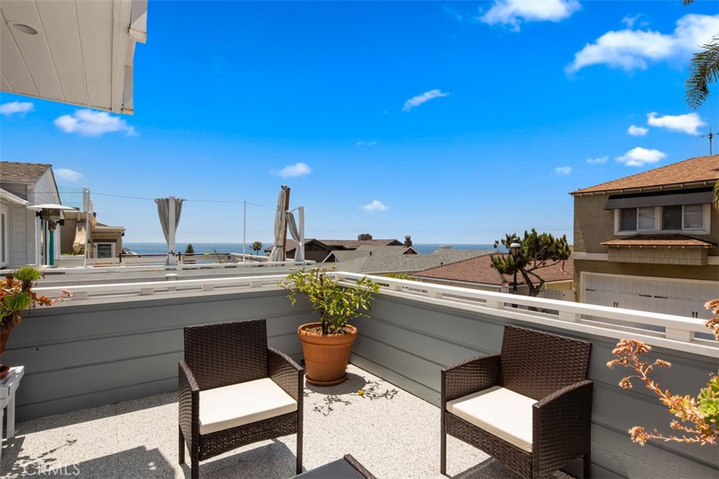 Balcony Off 1st level Bedroom - 181 SUNSET Terrace, Laguna Beach CA 92651 - photo 33