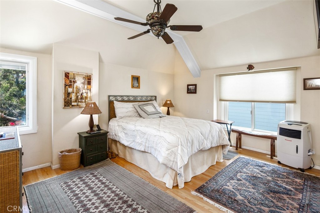 Master Bedroom with Ceilign fans/AC Unit - 181 SUNSET Terrace, Laguna Beach CA 92651 - photo 47