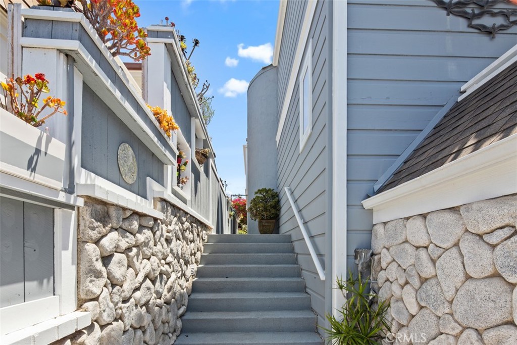Walk up stairs to Entry - 181 SUNSET Terrace, Laguna Beach CA 92651 - photo 9