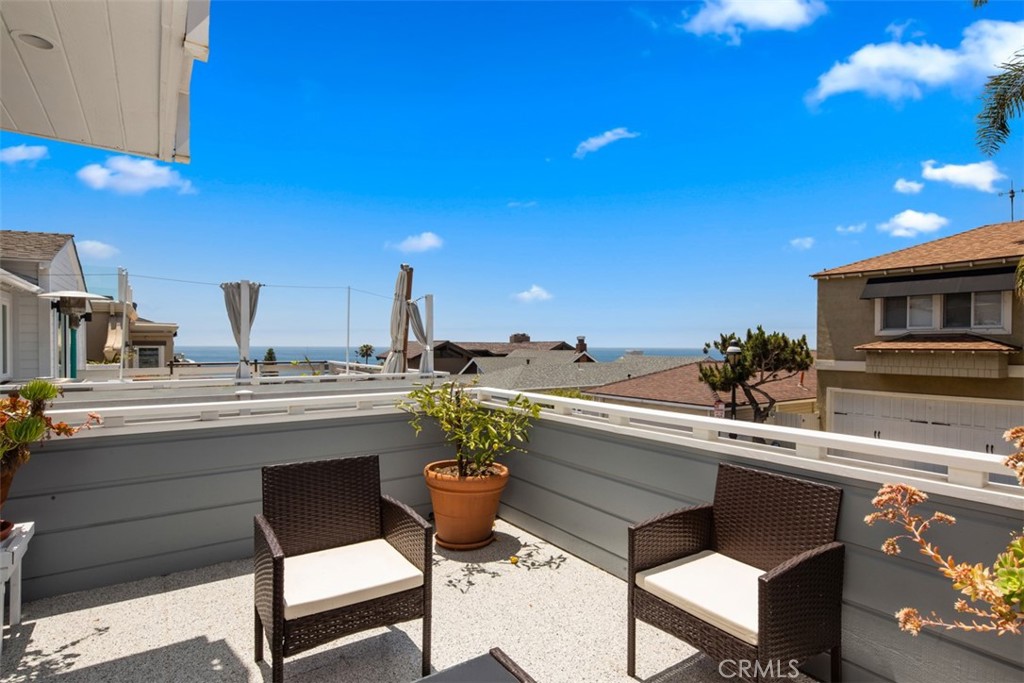Balcony Off 1st level Bedroom - 181 SUNSET Terrace, Laguna Beach CA 92651 - photo 33