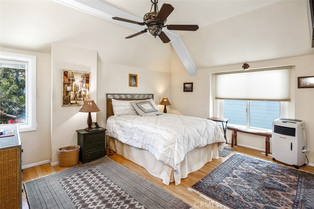 Master Bedroom with Ceilign fans/AC Unit - 181 SUNSET Terrace, Laguna Beach CA 92651 - photo 47