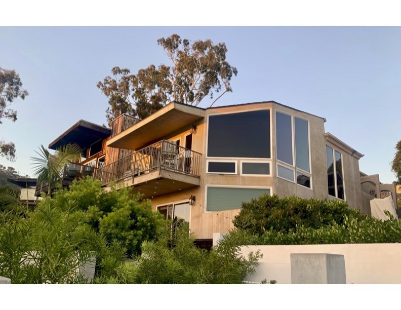 Looking up at home from below. Toward Victoria Beach - 192 Nyes Place, Laguna Beach CA 92651 - photo 1