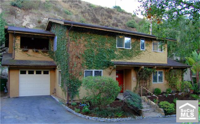 Nice custom home, two level well maintained & nicely upgraded - 2063 HIDDEN VALLEY CANYON Road, Laguna Beach CA 92651 - photo 1