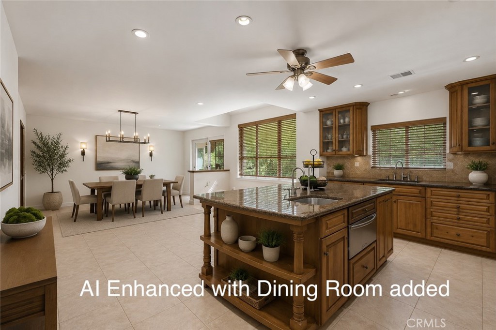 Virtually modified to show the dining near the kitchen - 21462 Ocean Vista, Laguna Beach CA 92651 - photo 16