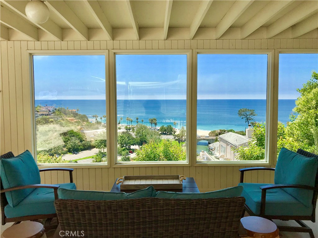 This is the breathtaking view from the private Community pool cabana. - 21641 Wesley Drive B, Laguna Beach CA 92651 - photo 1