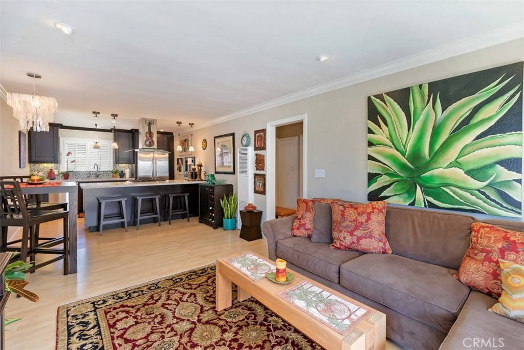 Living Room Adjoins Kitchen - 21701 Wesley Drive D, Laguna Beach CA 92651 - photo 1