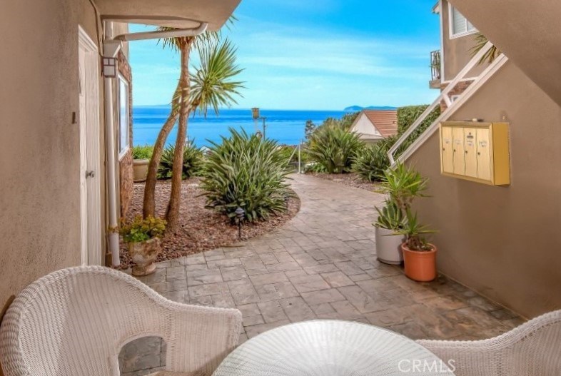 Ocean view seen from front patio. - 21711 Wesley Drive B, Laguna Beach CA 92651 - photo 1